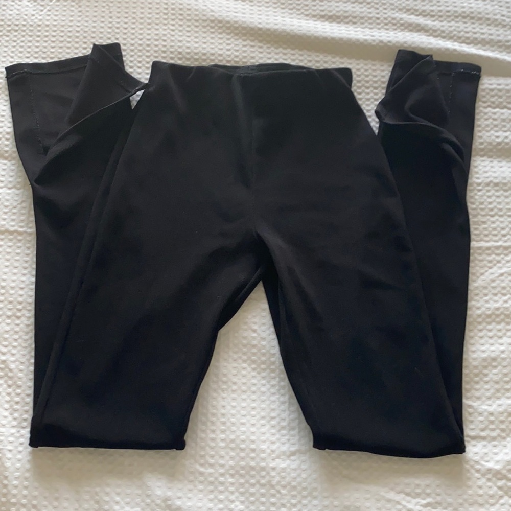 Zara Side Slit Ribbed Leggings